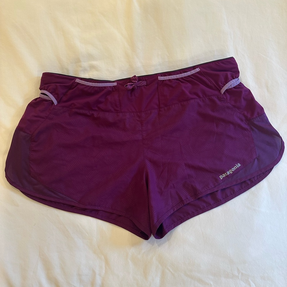 Patagonia Women's Athletic Shorts in Deep Purple